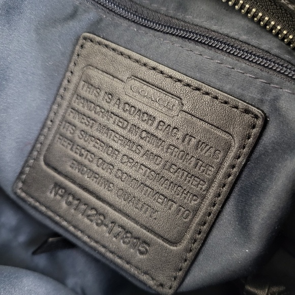 Coach Chelsea Leather Handbag black shoulder bag straps handles purse tote - Picture 2 of 16